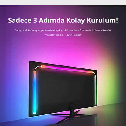 Visiongloow™ | Bilgisayar Arkası Ambiyans Aydınlatma