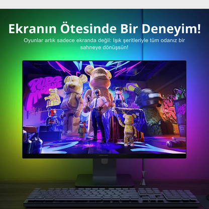 Visiongloow™ | Bilgisayar Arkası Ambiyans Aydınlatma