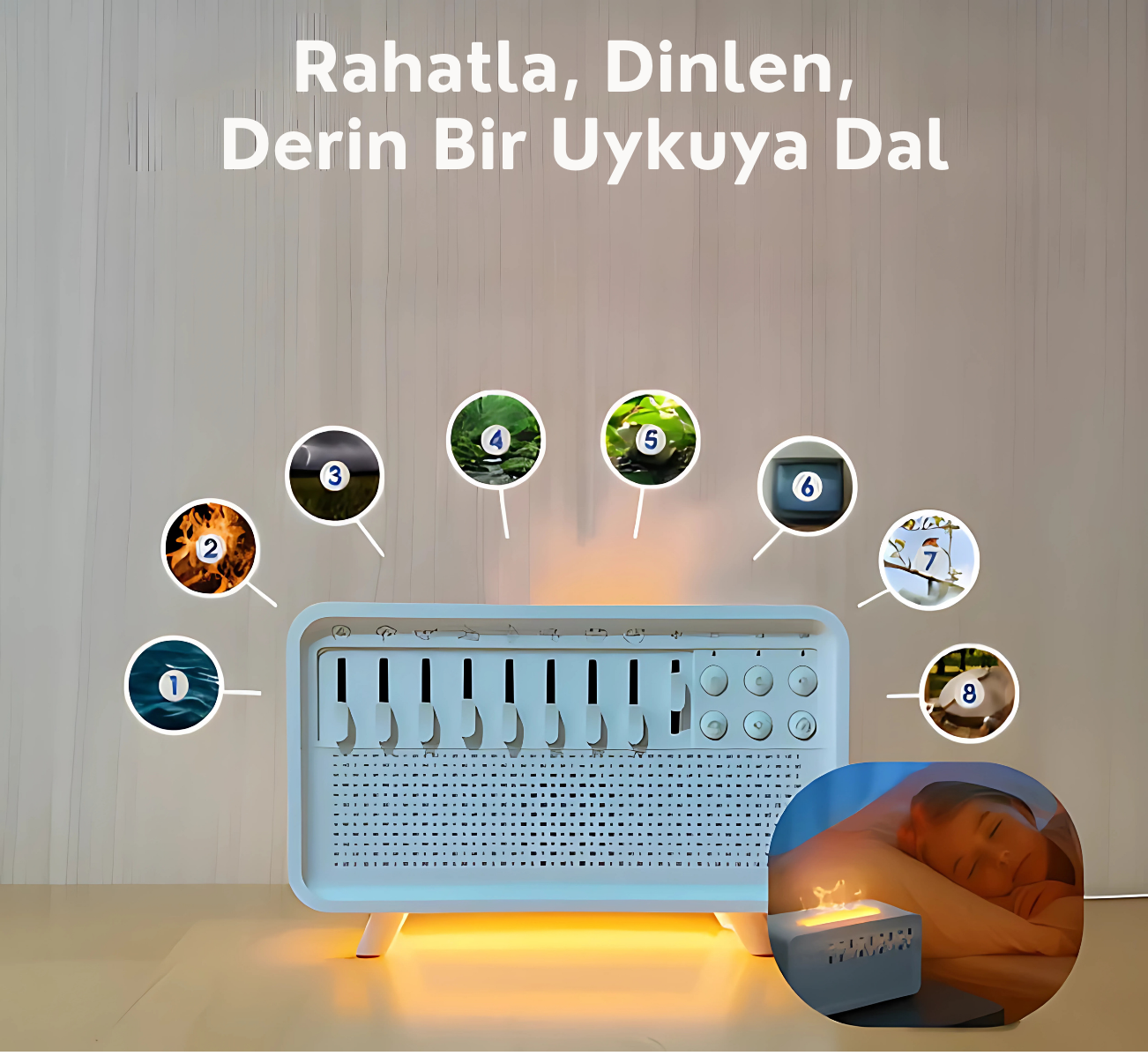 Visiongloow® Uyku Destekleyici Aromaterapi